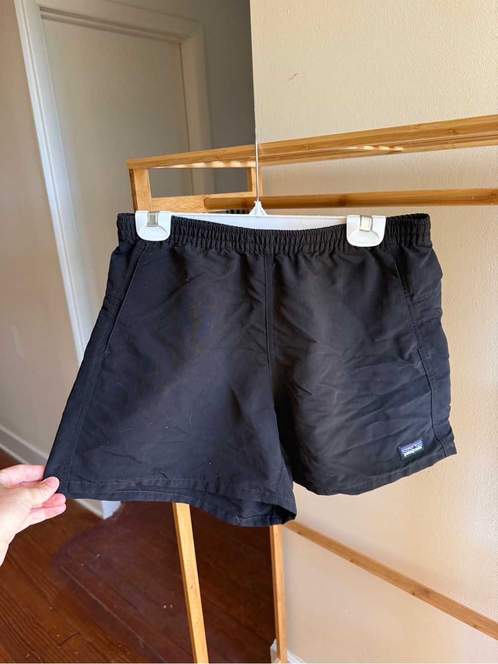 Patagonia Baggies 5” Black Women's Stretch Shorts